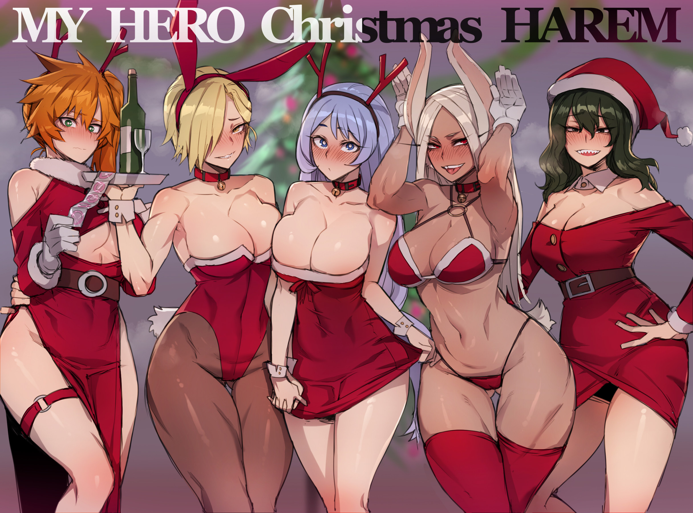 Hentai Manga Comic-v22m-MY HERO Christmas HAREM-Read-1